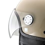 Vespa Kask Langhe Visor Demi-Jet *Bej*