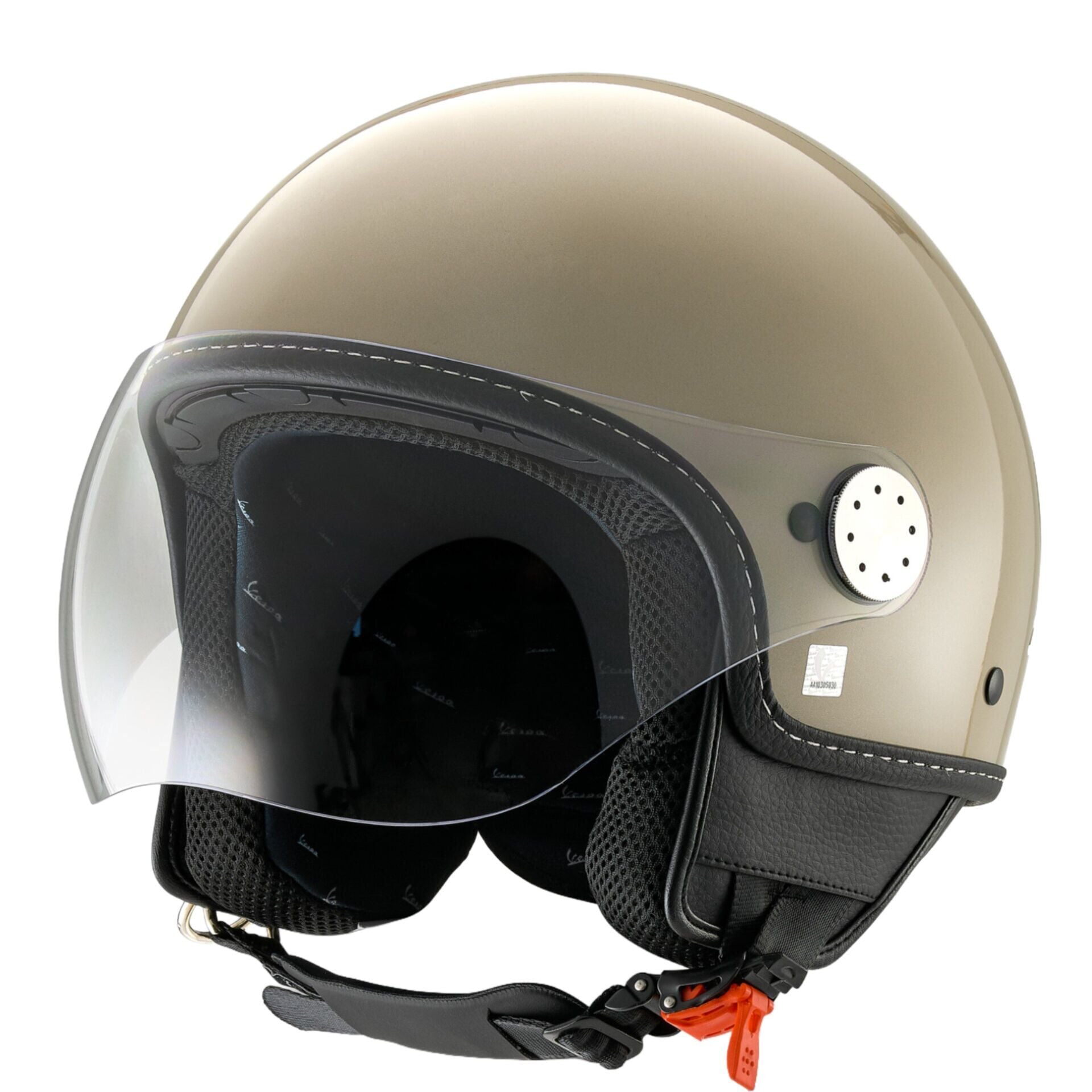 Vespa Kask Langhe Visor Demi-Jet *Bej*