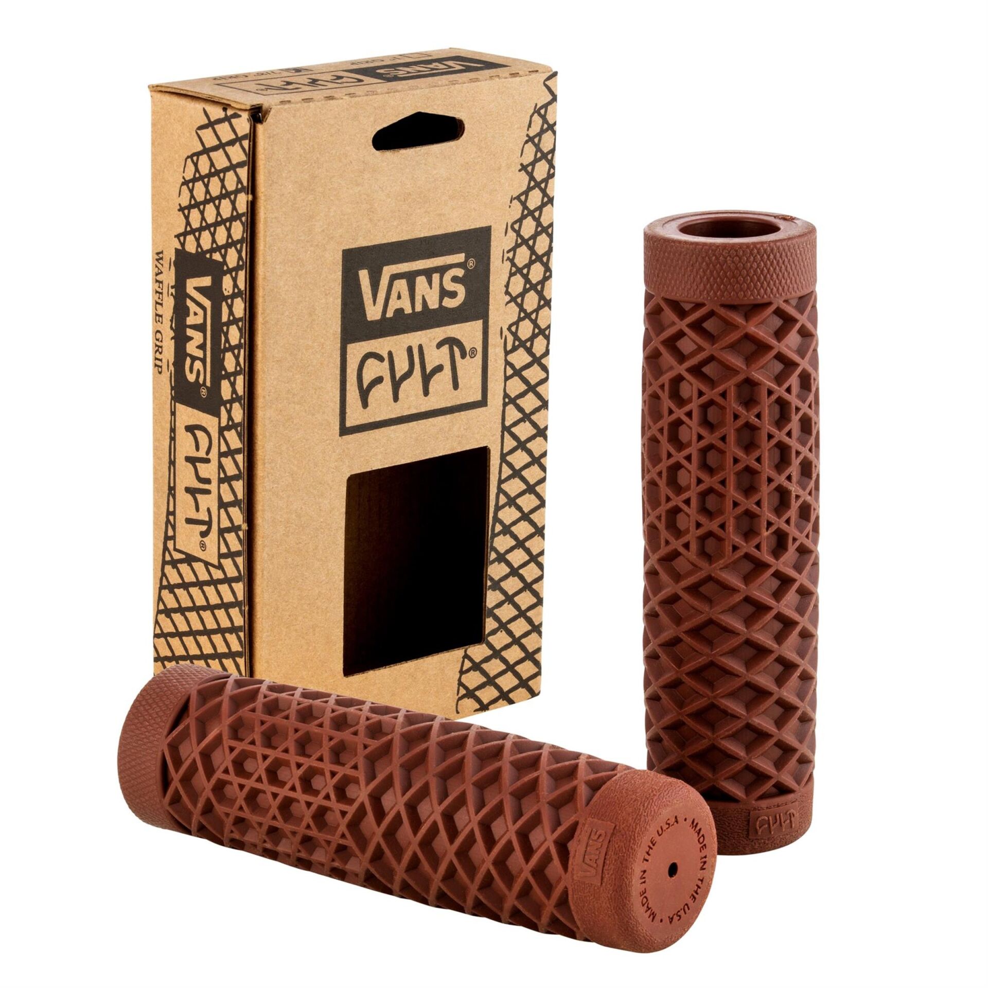 Vespa GTS-GTV-LX-ET4 Elcik Takım *Kahverengi Ral 8016* Ø 22/24 mm l 125 mm / CULT x VANS