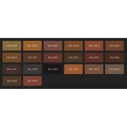 Vespa GTS-GTV-LX-ET4 Elcik Takım *Kahverengi Ral 8016* Ø 22/24 mm l 125 mm / CULT x VANS