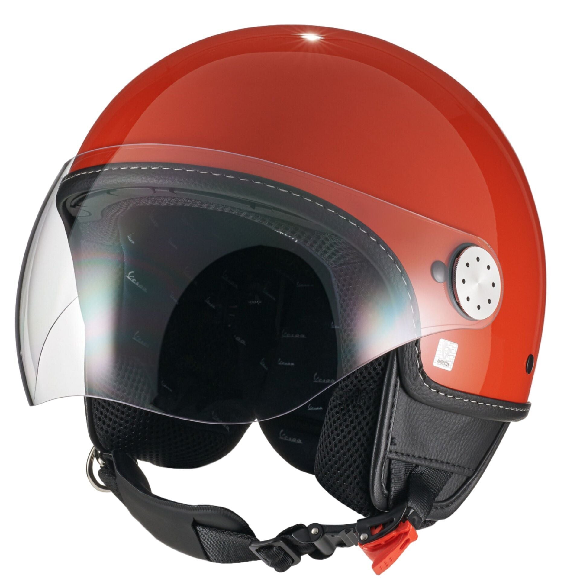 Vespa Kask Langhe Visor Demi-Jet *Turuncu*