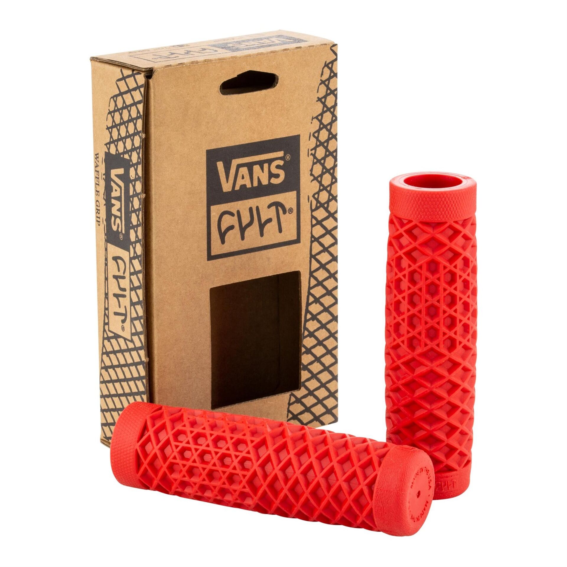 Vespa GTS-GTV-LX-ET4 Elcik Takım *Kırmızı Ral 3028* Ø 22/24 mm l 125 mm / CULT x VANS