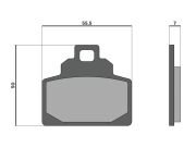Vespa Fren Balatası Arka S62 GTS (2023- ) / MALOSSI