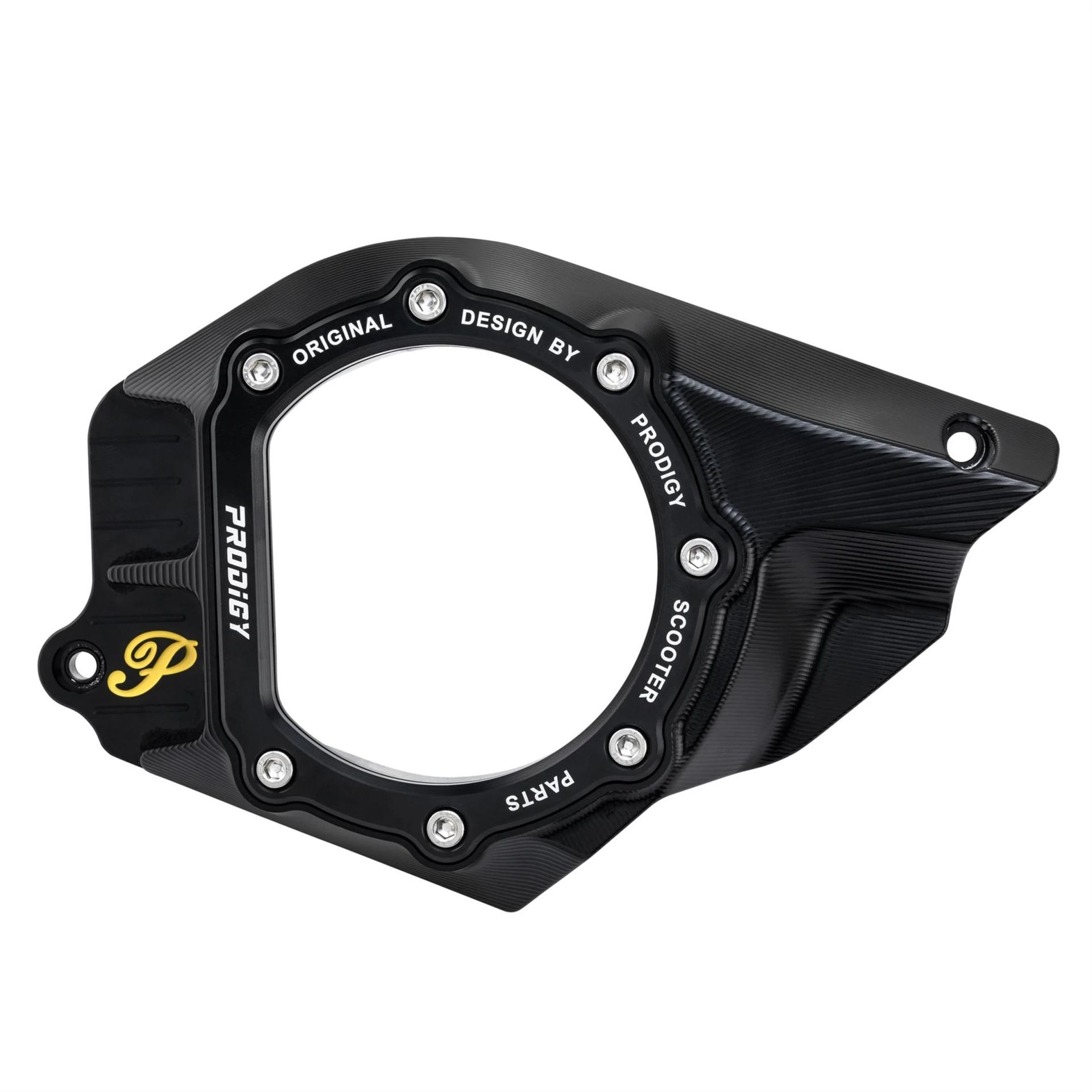 Vespa GTS/GTV 300ccm Hava Giriş Varyatör Kapağı *Siyah-Alüminyum-Cam* (2018- ) / PRODIGY