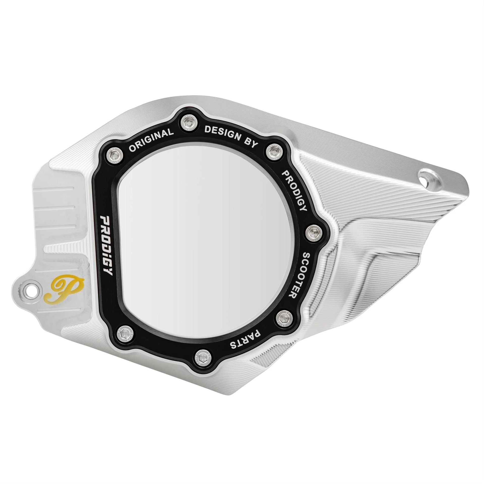 Vespa GTS/GTV 300ccm Hava Giriş Varyatör Kapağı *Gümüş-Alüminyum-Cam* (2018- ) / PRODIGY