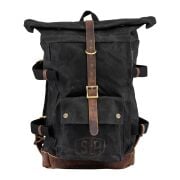 Sırt Çantası Mumlu Kanvas *Siyah* / SIP