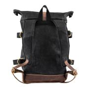 Sırt Çantası Mumlu Kanvas *Siyah* / SIP