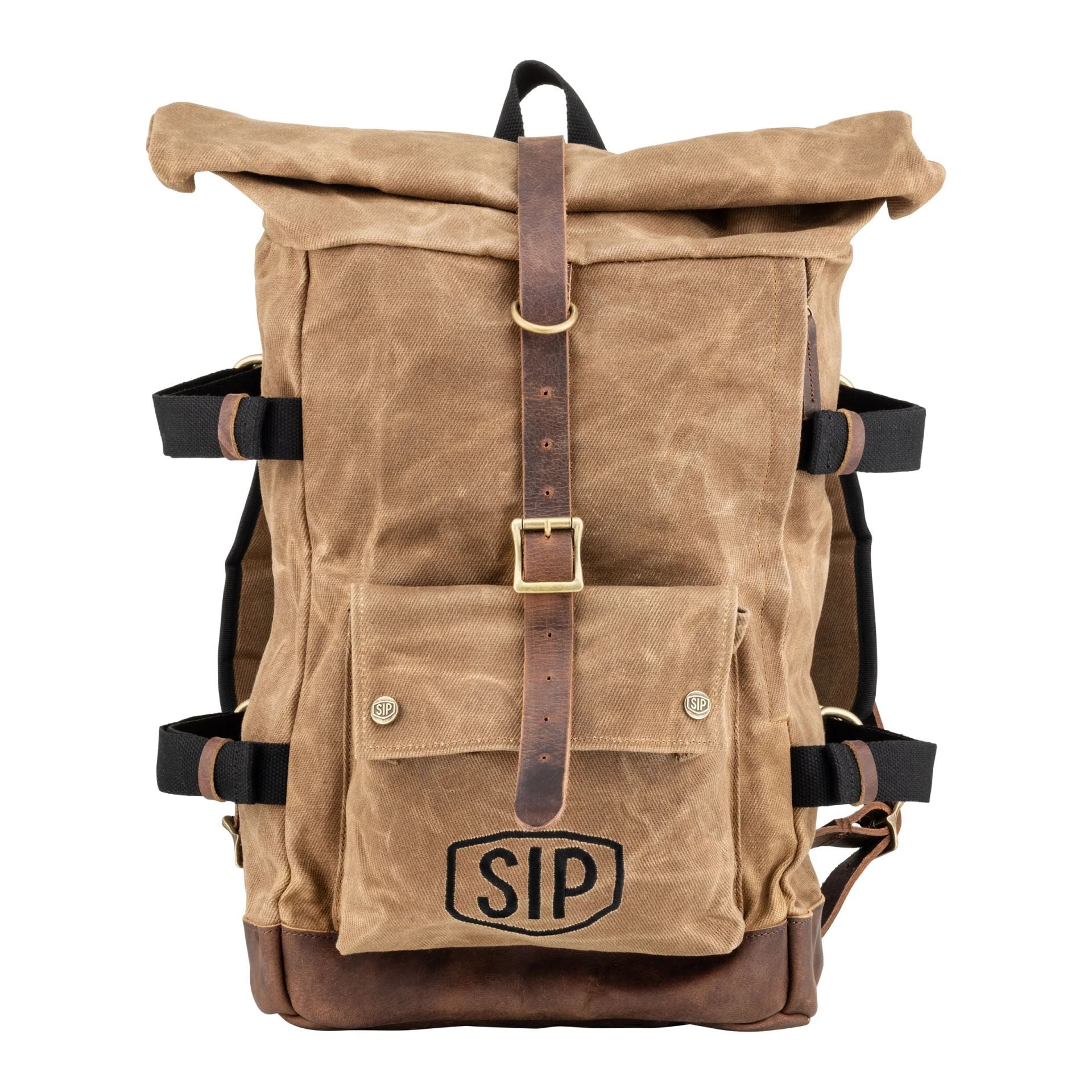 Sırt Çantası Mumlu Kanvas *Kum Rengi* / SIP