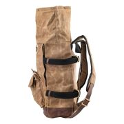 Sırt Çantası Mumlu Kanvas *Kum Rengi* / SIP