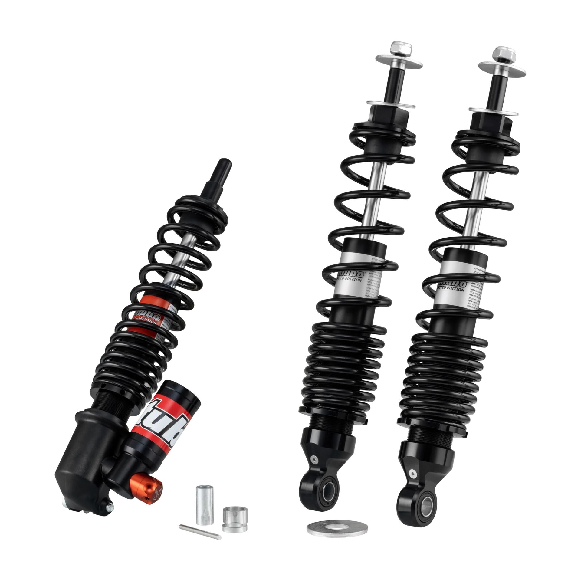 Vespa GTS-GTV 125-300 Amortisör Seti Ön-Arka *Siyah* (2023- ) / BITUBO