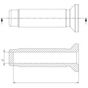 Vespa GT-GTS-GTV Elcik Takım *Mat Siyah*  Ø 22/24 mm l 128 mm / SIP