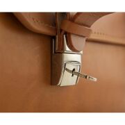 Deri Çanta Kahverengi 30LT (Vespa Logolu) / PIAGGIO