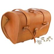 Deri Çanta Kahverengi 30LT (Vespa Logolu) / PIAGGIO
