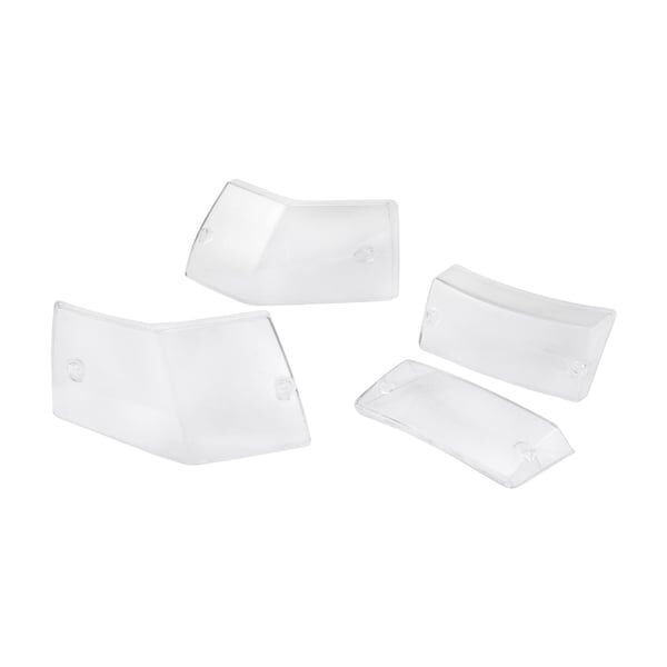 Vespa PX 80-200 Sinyal Camı Takım *Şeffa Düz* / REPRO