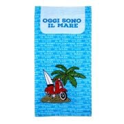 Vespa Desenli Plaj Havlusu (75x150 cm) / SIP