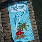 Vespa Desenli Plaj Havlusu (75x150 cm) / SIP