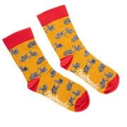 SIP Çorap - Vespa Desenli *Turuncu* 41-46 / SIP