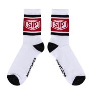 SIP Çorap - Tape Logo *Beyaz/Kırmızı/Siyah* 41-46 / SIP
