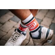 SIP Çorap - Tape Logo *Beyaz/Kırmızı/Siyah* 41-46 / SIP