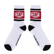 SIP Çorap - Tape Logo *Beyaz/Kırmızı/Siyah* 41-46 / SIP
