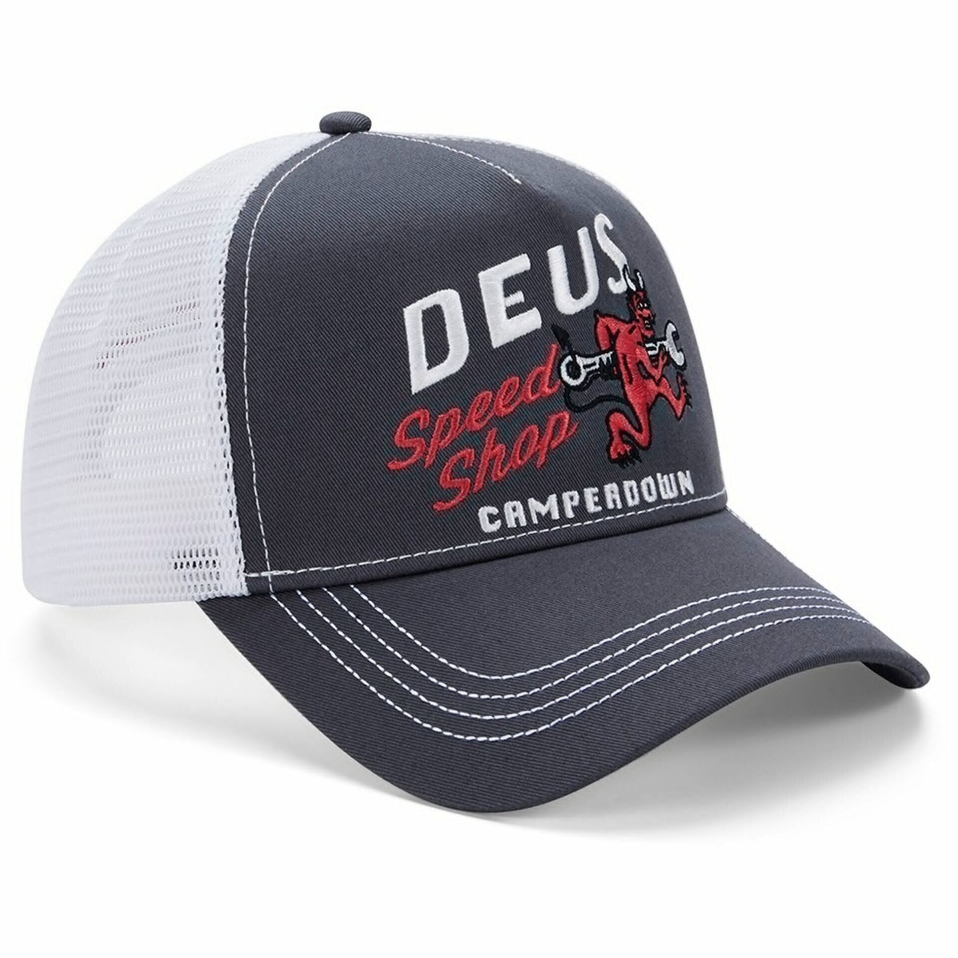 Trucker Şapka - Dogleg *Gri/Beyaz* / DEUS