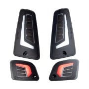 Vespa GTS-GTV Sinyal Takımı *Füme Cam* (2014-2022) / ZELIONI