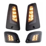 Vespa GTS-GTV Sinyal Takımı *Füme Cam* (2014-2022) / ZELIONI