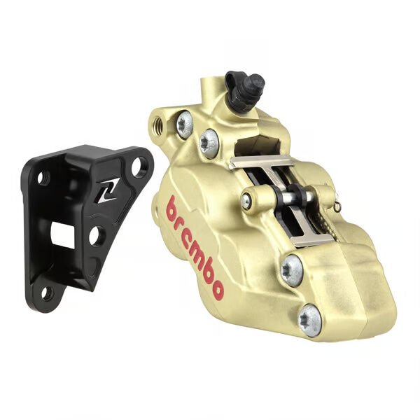 Vespa GTS (2014-2022) - GTV (2023- ) Ön Fren Kaliperi P4 30/34 *Gold* Adaptör Dahil/ BREMBO