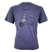 Vespa T-Shirt - Sei Giorni *Lacivert* / PIAGGIO