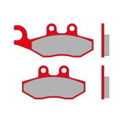 Vespa Fren Balatası Ön S51 Primavera 125cc-150cc (2013- ) / GTV (2010- ) / GTS (2005-2022) / 946 (2013-2017)-(6215013BR) / MALOSSI