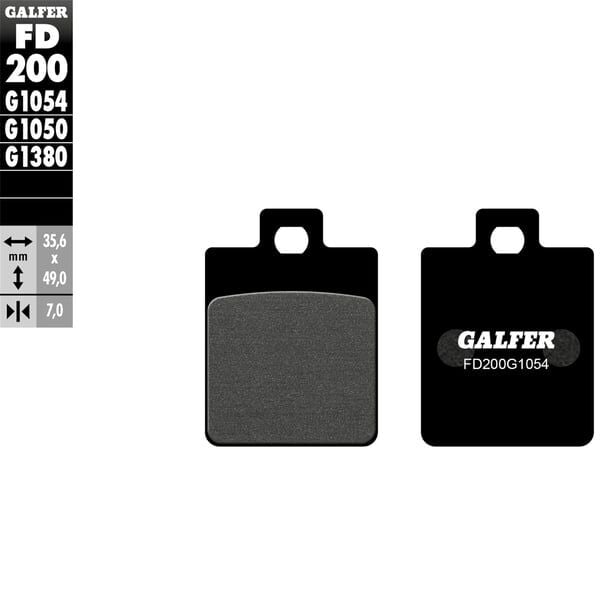 Vespa Fren Balata Ön S14 ET4/LX/Primavera-Sprınt 50cc (2017-2023) / Primavera 125cc-150cc (2016-2020) / GALFER