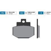 Vespa Fren Balatası Arka S52 GT-GTS  (2003- 2022)/ GTV (2010 - )/ 946 (2013-2017) - (174.0024) / POLINI
