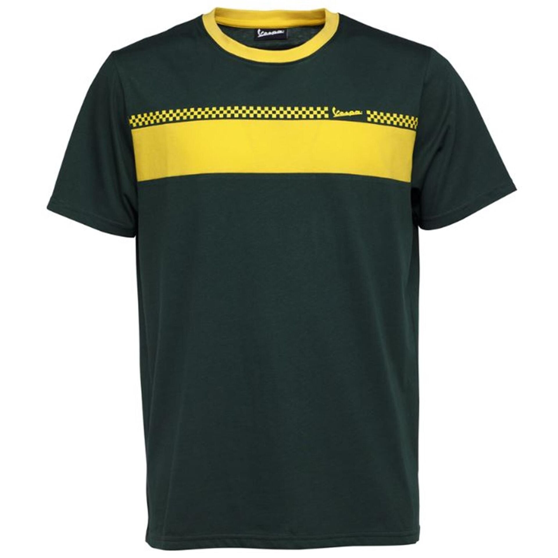 Vespa T-Shirt - Racing Sixties *Yeşil/Sarı* / PIAGGIO