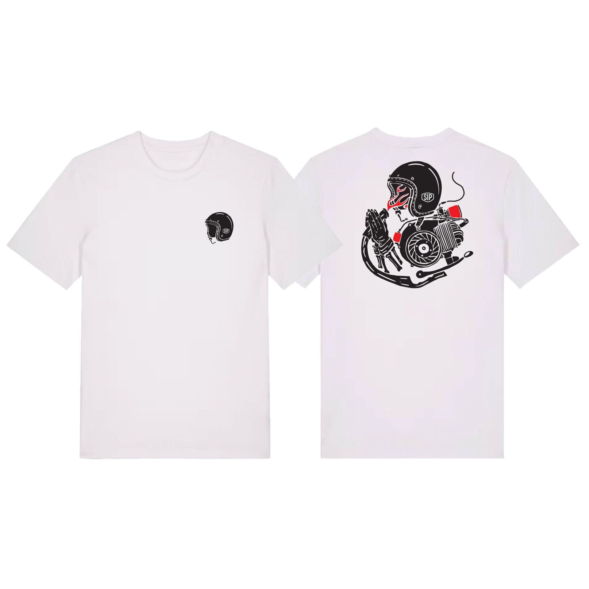 SIP T-Shirt - Engine Madness *Beyaz* / SIP