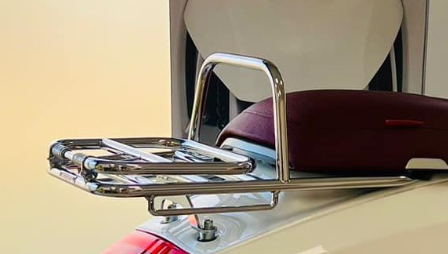 Lambretta V 50-125-200 Arka Taşıma Demiri (Katlanır) *Krom* / Friendship