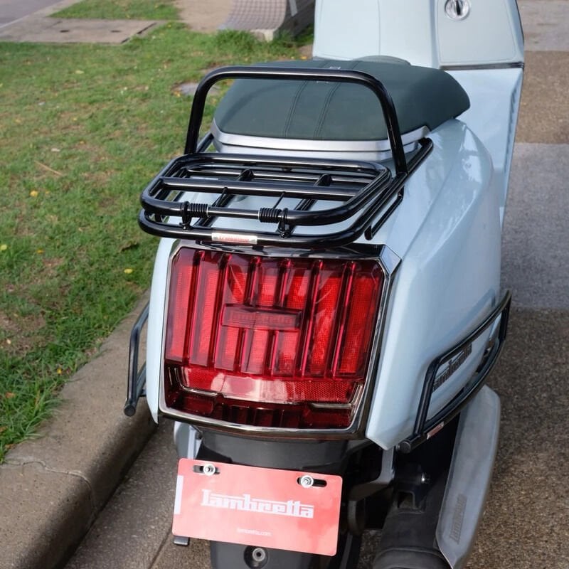 Lambretta X 125-250-300 Arka Taşıma Demiri (Katlanır) *Siyah* / Friendship