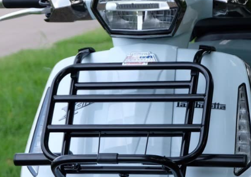 Lambretta X 125-250-300 Ön Taşıma Demiri * Siyah* (Sis Farı Montaj Ayaklı) / Friendship