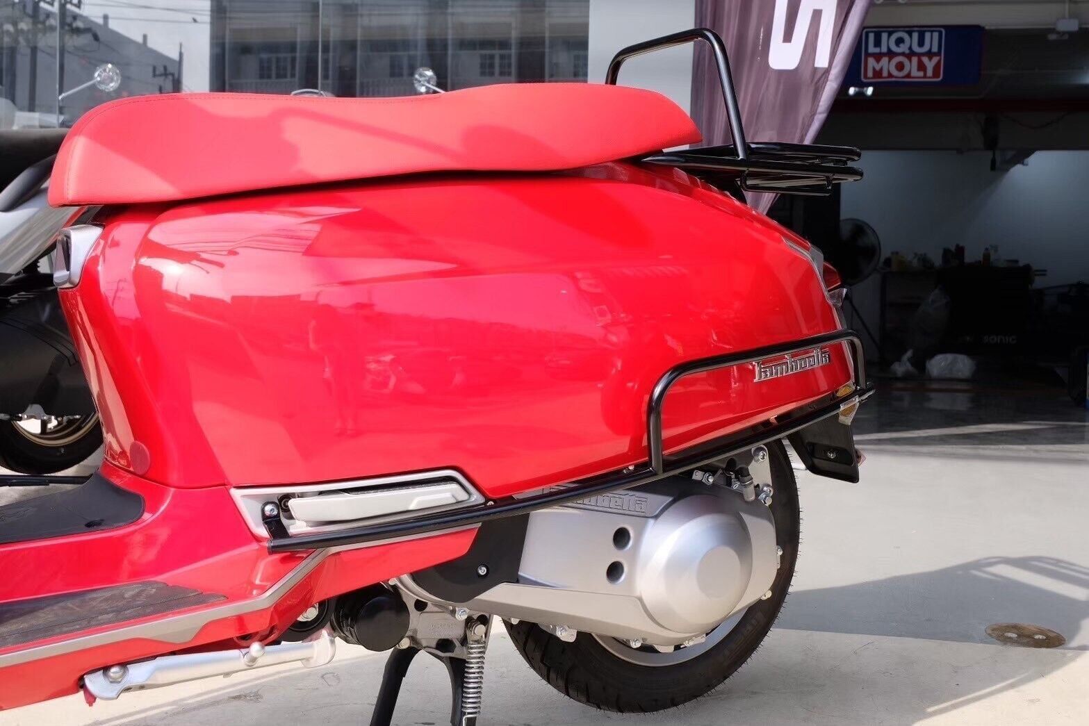 Lambretta G 350 Arka Yan Koruma Demiri *Siyah* / Friendship