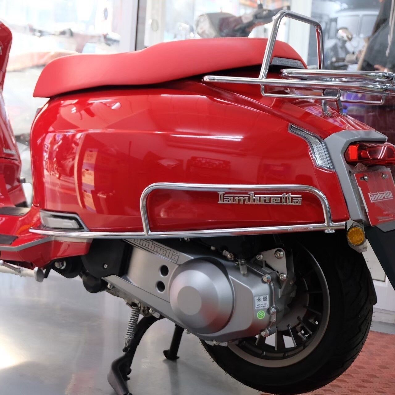 Lambretta G 350 Arka Yan Koruma Demiri *Krom* / Friendship