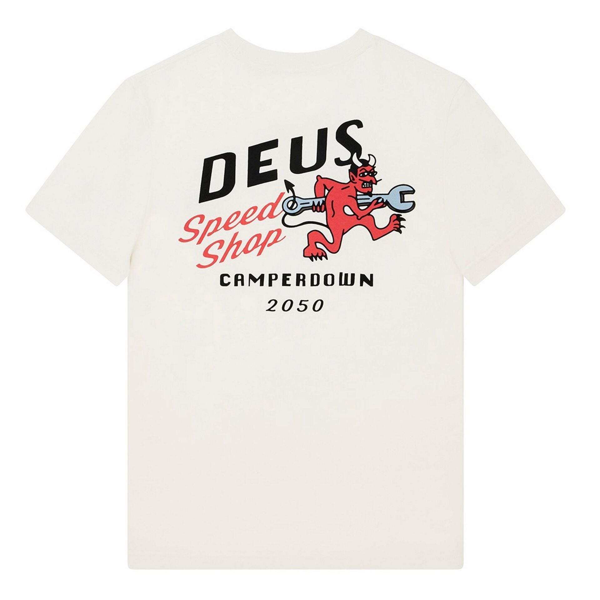 T-Shirt - Dogleg Tee *Beyaz* / DEUS