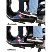 Vespa GTS-GTV Yolcu Ayak Basma Genişletme Aparatı *Mat Siyah* / SIP