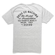T-Shirt - Milan Address Pocket *Gri* / DEUS