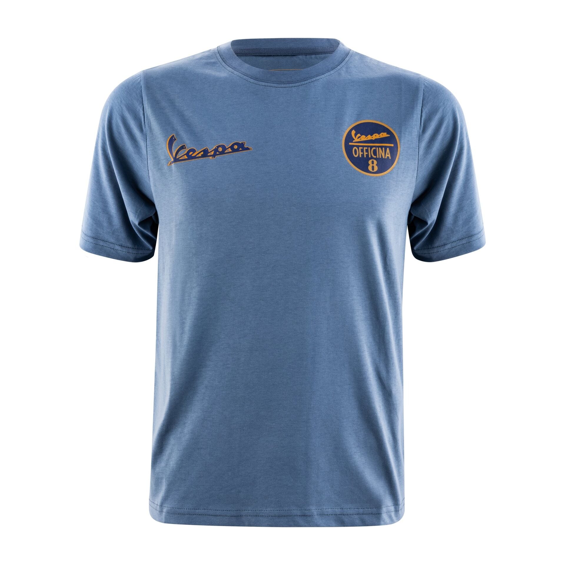 Vespa T-Shirt - Officina 8 *Mavi* / PIAGGIO