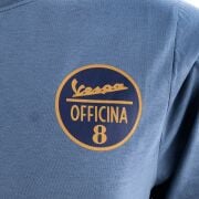 Vespa T-Shirt - Officina 8 *Mavi* / PIAGGIO
