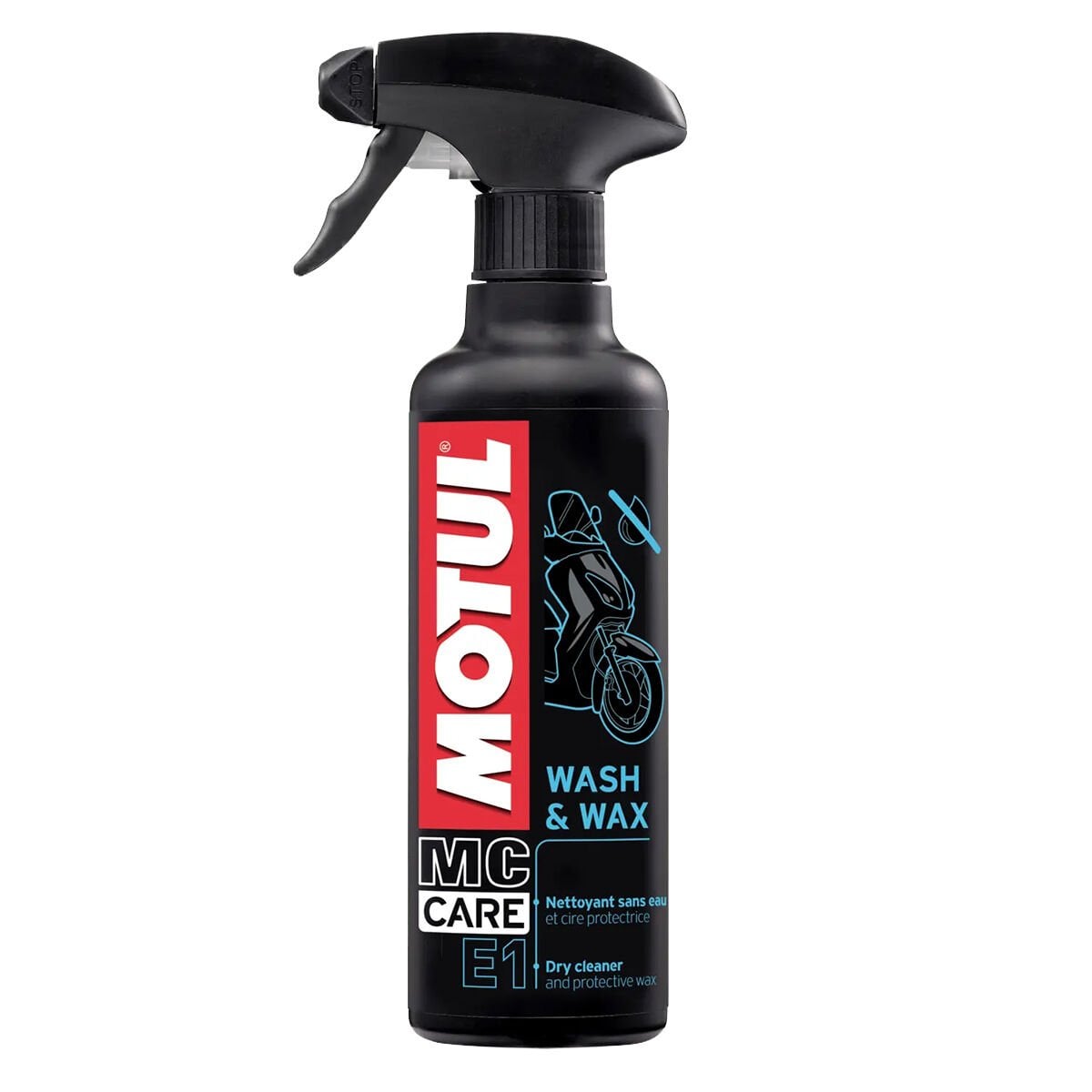 Motul MC CARE E1 Wash Wax Susuz Temizleyici ve Cilalama Spreyi 400ML