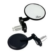 Vespa GTS-GTV-LX-ET4-Primavera-Sprint Gidon Aynası Yuvarlak *Siyah* Takım  / X-STORM