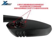 Vespa GTS-GTV-LX-ET4-Primavera-Sprint Gidon Aynası *Siyah* Takım  / X-STORM