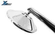 Vespa GTS-GTV-Primavera-Sprint Ayna Kısa Tip Yuvarlak *Krom* Takım  (2023- ) / X-STORM
