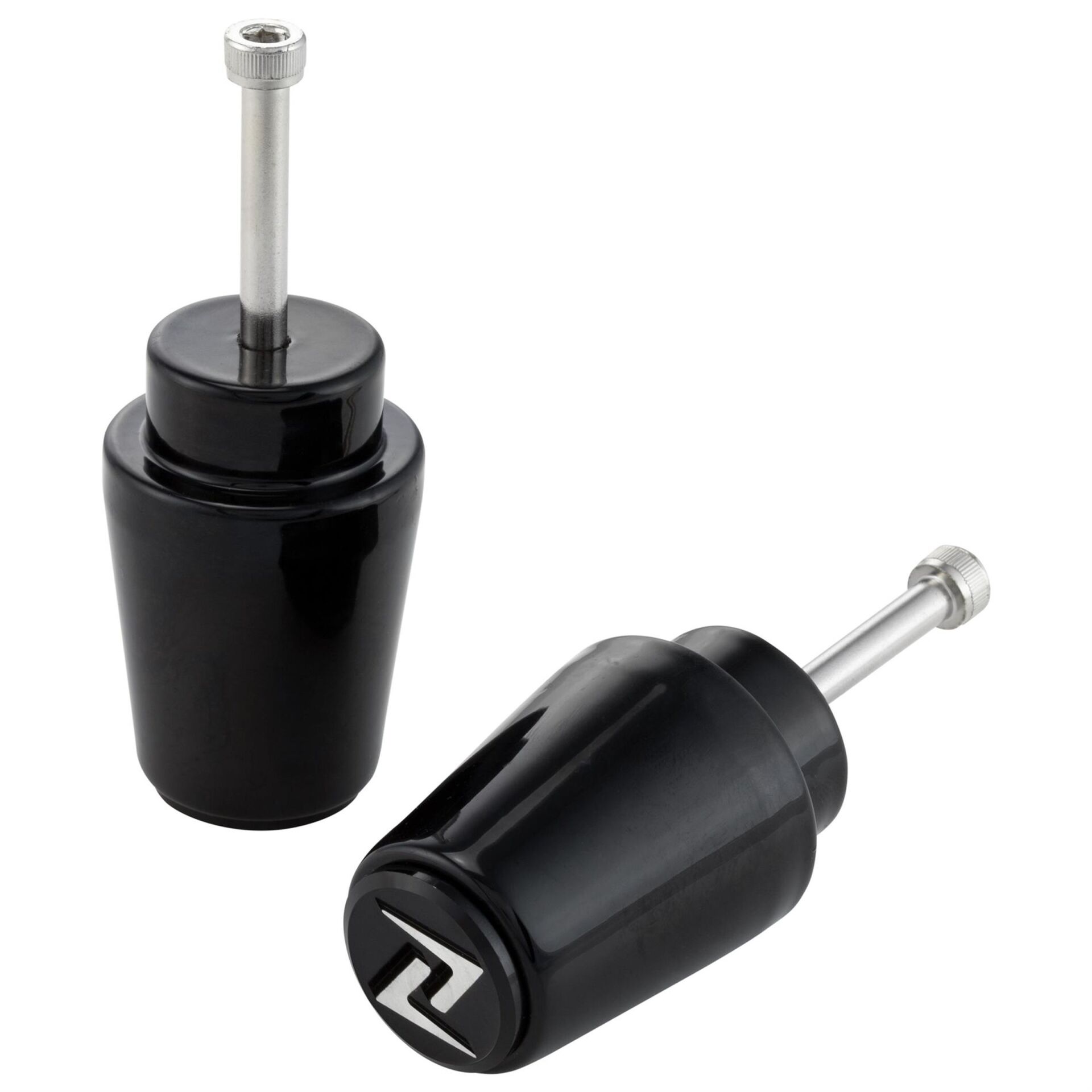 Vespa Gidon Topuzu Takım GTS-GTV *Parlak Siyah* (Gidon ayna montajı için) / ZELIONI