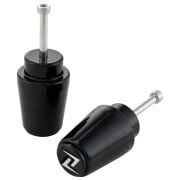 Vespa Gidon Topuzu Takım GTS-GTV *Parlak Siyah* (Gidon ayna montajı için) / ZELIONI